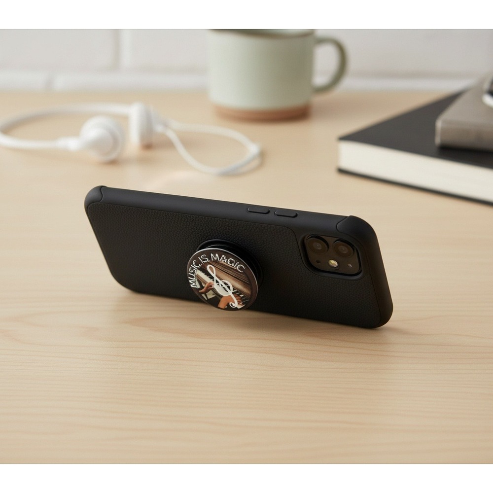 Best Buy PopGrip Music‎ is Magic Piano Treble Clef Plant-Based Phone Grip Stand